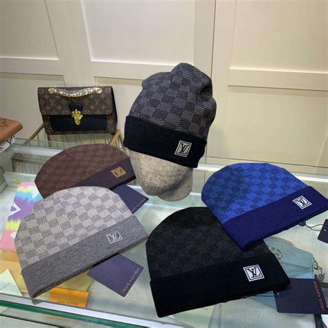 blue and black lv beanie|louis vuitton beanie reps.